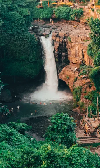 The Tegenungan Waterfall