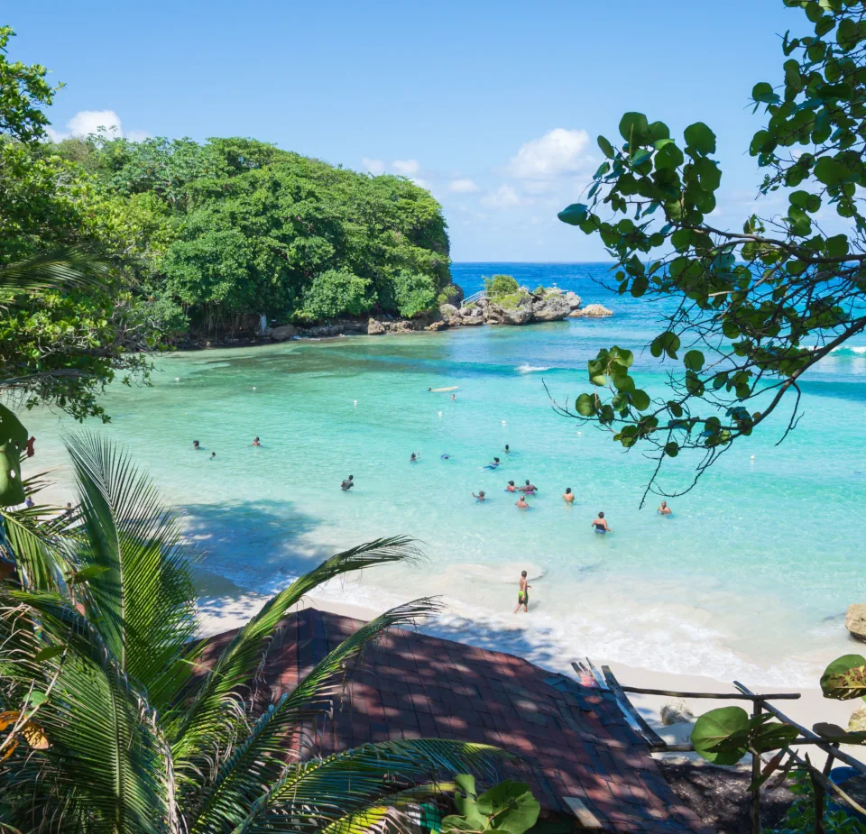 Photo of a Jamaican beach