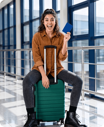 Traveler holding passport ready to apply for Malaysia MDAC